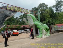 Hari Libur, Sat Samapta Polres Majalengka laksanakan Patroli ke Sejumlah Tempat Wisata