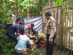 Inafis Polres Majalengka Bersama Tim Medis Cek dan Olah TKP Sesosok Mayat Lansia