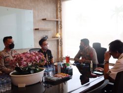 Kapolres Majalengka Sambut Silaturahmi Dari Pengusaha Kolam Renang Tirta Indah Sindangwangi