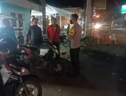 Cegah Gangguan Kamtibmas dan Berikan Imbauan Prokes, Anggota Polsek Maja Patroli Dialogis Pada Malam Hari