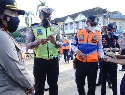 Kapolres Bersama Dishub Kota Banjar Melaksanakan Ramp Cek