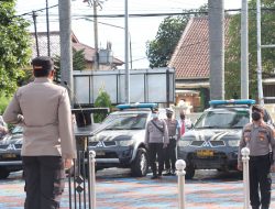 Kapolres Majalengka Pimpin Langsung Apel Pengecekan Kendaraan Dinas Patroli Para Kanit Polsek Jajaran
