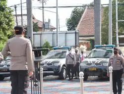 Kapolres Majalengka Pimpin Langsung Apel Pengecekan Kendaraan Dinas Patroli Para Kanit Polsek Jajaran