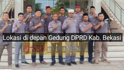 PKBU Presidium Kabupaten Bekasi Utara ( photo di depan gedung DPRD Kab. Bekasi)