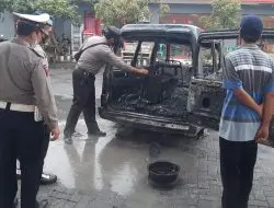 Mini Bus Terbakar Di SPBU Kutowinangun, Polisi Temukan Tangki Tambahan di Dalam Mobil