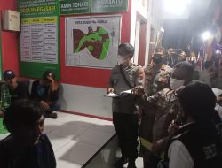 Kunjungan Kasat Binmas Polres Cilacap Dalam Rangka Penilaian Lomba Satkamling di Desa Margasari