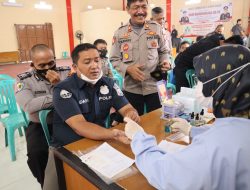 Jelang Hari Bhayangkara Ke 76 dan Peringati Hari Jadi Majalengka ke 532, Polres Majalengka Gelar Donor Darah