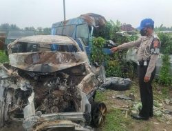 Kecelakaan Membuat 1 Unit Mobil Terbakar di Tol Cipali Wilayah Majalengka, 3 Orang Tewas di Tempat