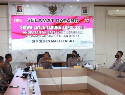 Polres Majalengka Menerima 15 Siswa Latja Taruna Taruni Akpol Tk III Angkatan 54 Batalyon Promoter