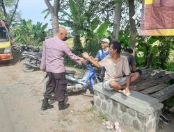 Polsek Kasokandel Berikan Himbauan Kepada Masyarakat Agar Menerapkan Prokes