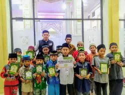 Anak Anak Masjid Air Kura Kura Giat Baca Qur’an Tiap Magrib