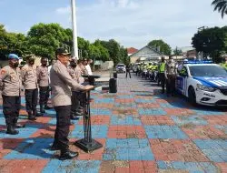 Kapolres Majalengka Lepas Baksos dan Bansos Serentak Dalam Rangka Hari Bhayangkara Ke-76