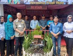 Walikota Pagar Alam Alpian Maskoni Kunjungi Stand LIN ( Lembaga Investigasi Negara )