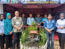 Walikota Pagar Alam Alpian Maskoni Kunjungi Stand LIN ( Lembaga Investigasi Negara )