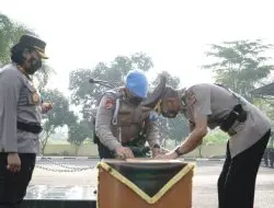 Kapolres Banjar Pimpin Upacara Sertijab Polres Banjar