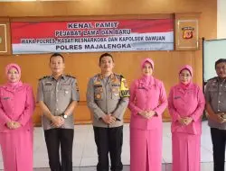 Kapolres Majalengka Pimpin Acara Kenal Pamit Pejabat Lama Dan Baru Dilingkungan Polres Majalengka