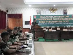 Sinergikan Program Binter, Korem 071/Wijayakusuma Gelar Sisrendal Binter