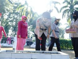 Peringati Hari Bhayangkara Ke-76, Polres Banjar Gelar Upacara Ziarah di TMP