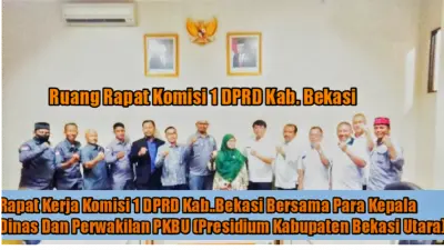 Komisi 1 DPRD Kab. Bekasi Menggelar RAKER Dengan Kepala Dinas Perihal Audiensi PKBU 