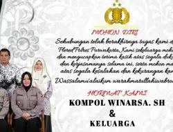 Terimakasih Kepada Kapolsek Plered Polres Purwakarta Kompol Winarsa, SH Atas Pengabdian Serta Dedikasinya