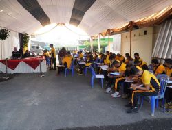 Ratusan Personel Polres Banjar Ikuti Pemeriksaan Kesehatan Secara Berkala