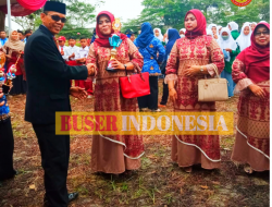 PKK Desa Sukabudi Juara 1 Lomba Gerak Jalan Antar Desa Sekecamatan Sukawangi Pada HUT Kemerdekaan RI Ke 77 Tahun 2022