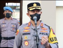 Cek Kedisiplinan Kapolres Banjarnegara Pimpin Apel Pagi