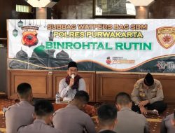 Sambut HUT RI Ke -77 Polres Purwakarta Gelar Istigosah Dan Doa Bersama