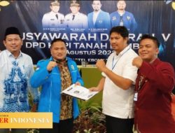 Andi Rustianto terpilih sebagai Ketua DPD KNPI Tanah Bumbu Kalsel periode 2022-2025