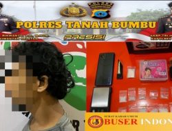 13 Paket sabu seberat 59.83 gram Diamankan Satresnarkoba Polres Tanbu Kalsel