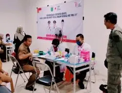 PMI Tanbu Kalsel Gelar Donor Darah dan Pemeriksaan Gratis dalam Rangka HUT PMI ke-77