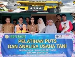 PT.Pamapersada Nusantara Distrik Area adakan Pelatihan Pertanian Masyarakat Satui timur tanbu Kalsel