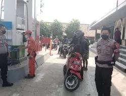 Polres Majalengka Pantau Sekaligus Pengamanan Di Seluruh SPBU Yang Berada di Majalengka