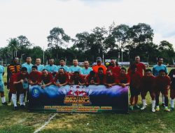 Pembukaan Bupati Cup Sepakbola Tahun 2022 Lapangan Bola Desa Jurung Kecamatan Merawang
