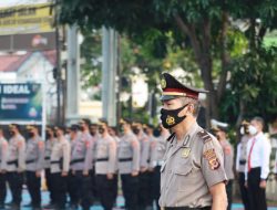 Wakapolres Majalengka Pimpin Upacara Korp Raport Pengabdian Personil Polri Polres Majalengka