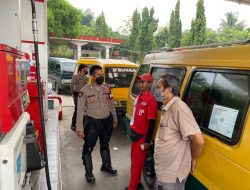Patroli Sat Samapta Polres Majalengka Imbau Warga Tidak Panik Buying Terhadap Penyesuaian Harga BBM