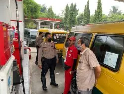 Patroli Sat Samapta Polres Majalengka Imbau Warga Tidak Panik Buying Terhadap Penyesuaian Harga BBM