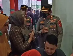 Kapolres Majalengka Monitoring Pembayaran BLT BBM Tahap 1-2 dan BPNT Bulan September 2022