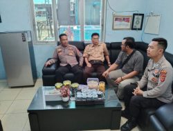 Silaturahmi Perkenalan Kapolsek Rajagaluh Yang Baru Kunjungi UPT Puskesmas Rajagaluh