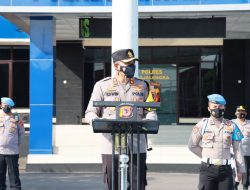 Kapolres Majalengka Apresiasi Kinerja dan Ingatkan Anggota Jaga Kesehatan Disaat Apel Pagi