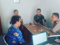 Pererat Silaturrahmi,TNI – Polri Sambangi Aparatur Desa Jagasari