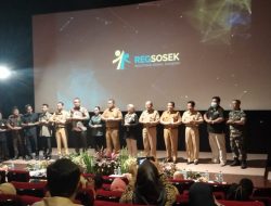 Tri Harso Buka Rakor Regsosek, Cinemax Surya Yudha