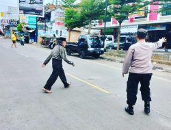 Bentuk Pelayanan Polri, Ps Panit I Samapta Polsek Cikijing Laksanakan Gatur Lalin