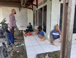 Sambangi Tokoh Masyarakat, Bhabinkamtibmas Beri Pesan Kamtibmas