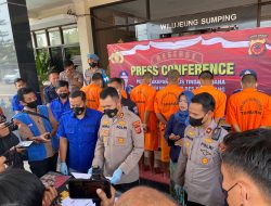 Polres Sumedang Gelar Press Release Pengungkapan Tindak Pidana Curanmor