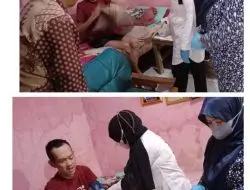 Puskesmas Babelan 1 Langsung Tanggap Mengujungi Ipul,Penderta Kangker Nasofaring dan Sinusitis