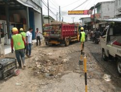 Perbaikan Jalan Pertamina Kedaung Kecamatan Babelan, Kab. Bekasi