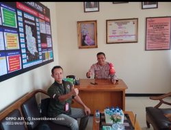 Ka-Biro PWK Media Buser Indonesia  Jalin Silaturahmi Dan Kemitraan Dengan Kapolsek Plered Purwakarta