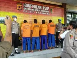 Polres Karawang Amankan Pengopolos Gas Subsidi