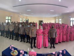 Kapolres Banjar Sampaikan Arahan Pada Kegiatan Pertemuan Rutin Bhayangkari Cabang Banjar